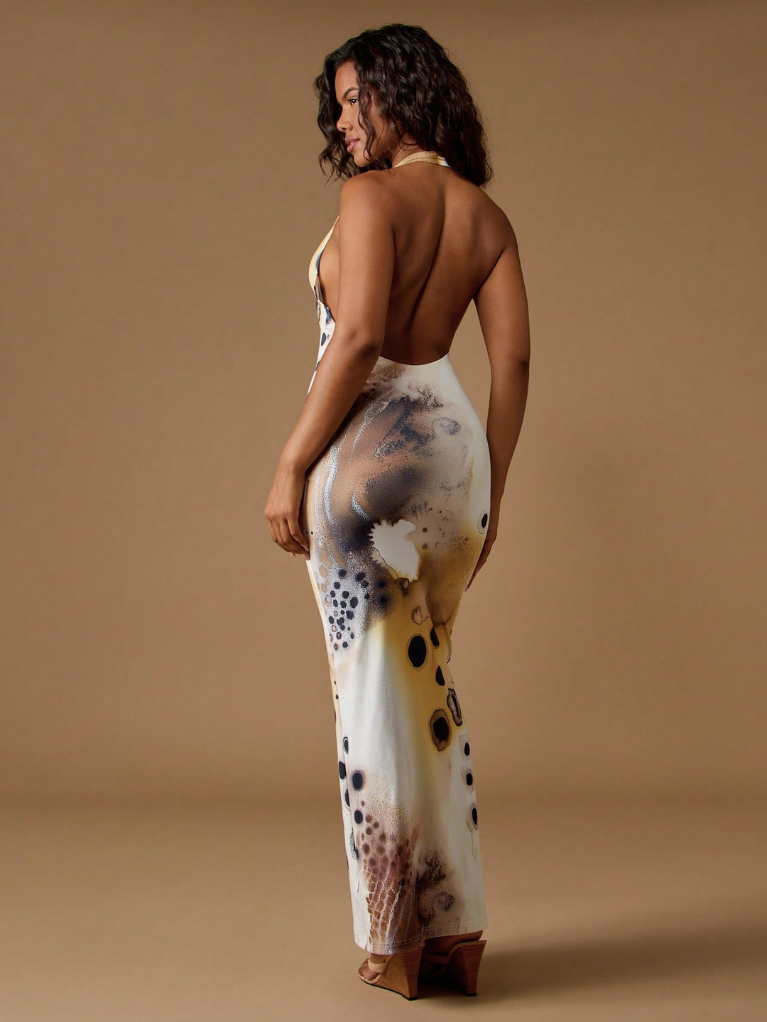 Rochie maxi SHEIN, mix culori