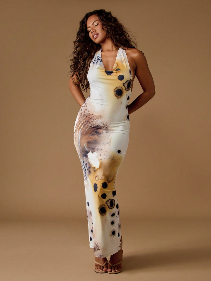 Rochie maxi SHEIN, mix culori