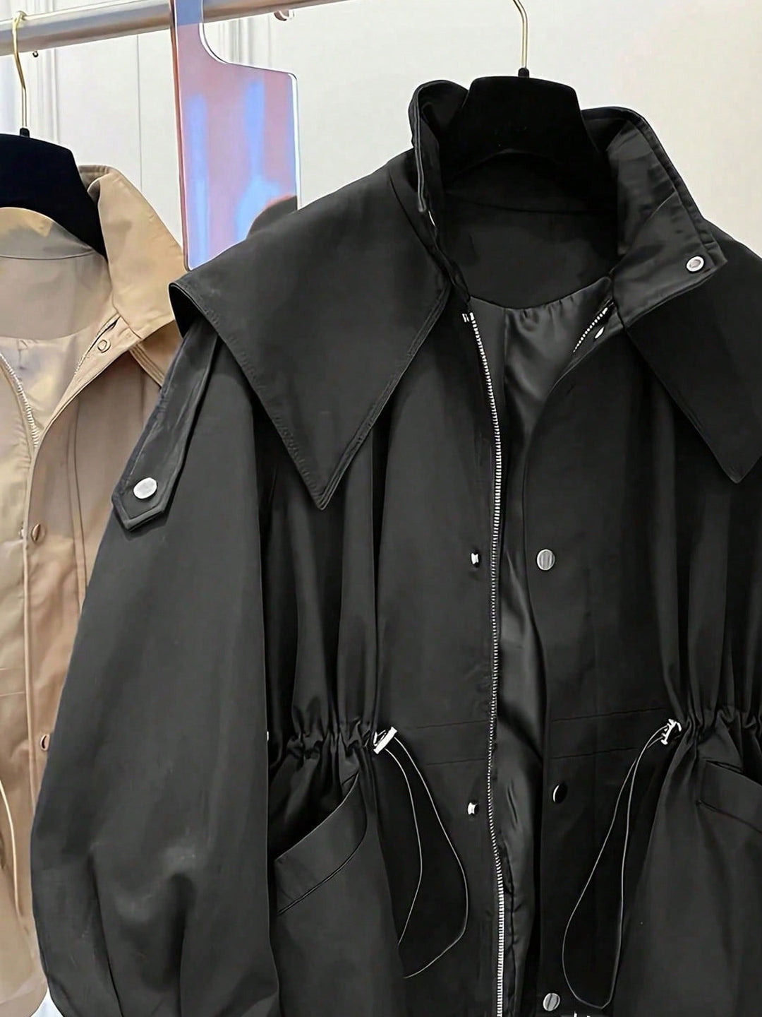 Trench SHEIN, negru