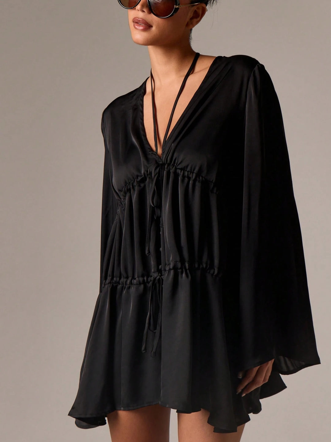 SHEIN mini ruha, fekete