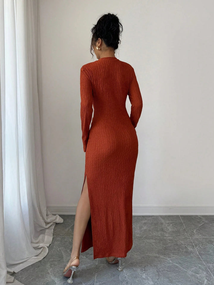 Rochie maxi SHEIN, maro