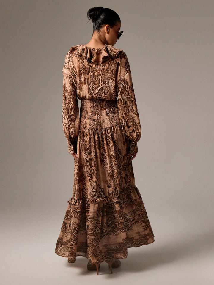 Rochie maxi SHEIN, mix culori