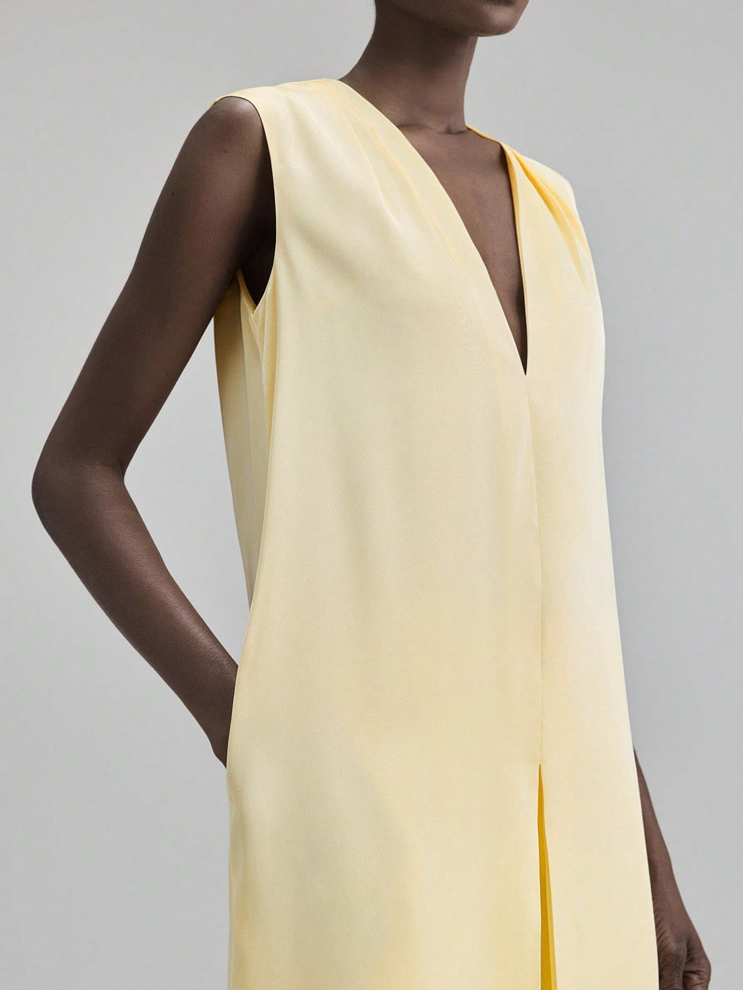 Cămașă lungă SHEIN, galben