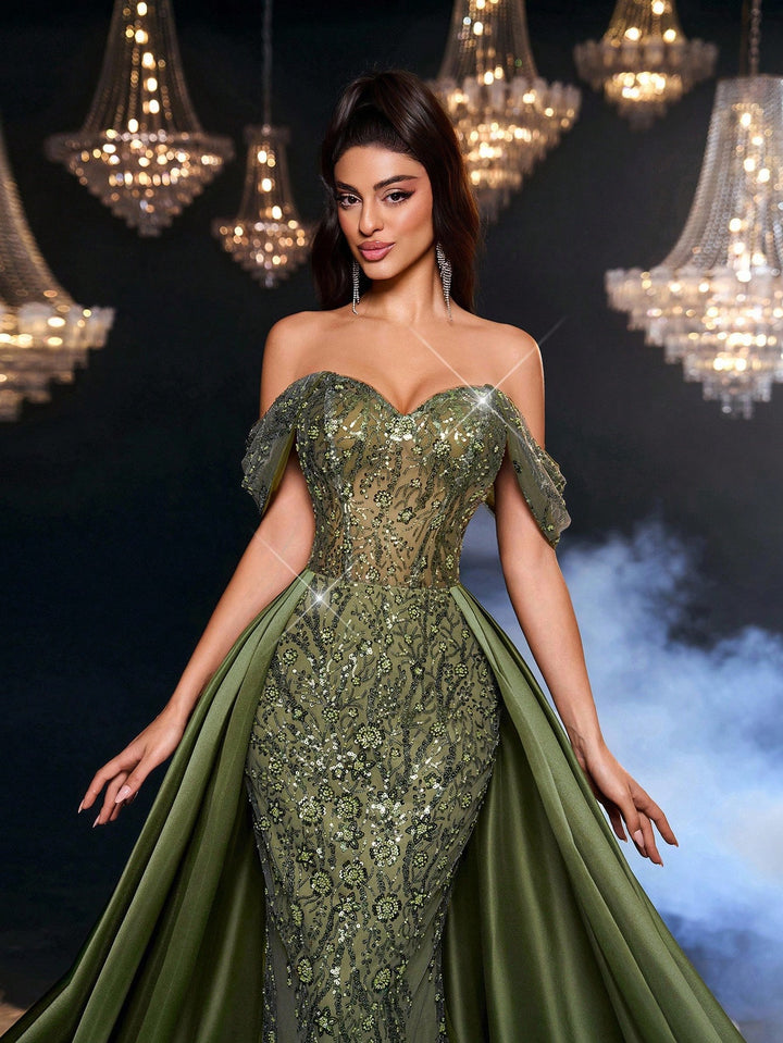 Rochie SHEIN, verde