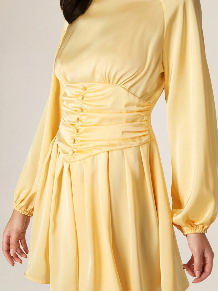 Rochie mini SHEIN, galben