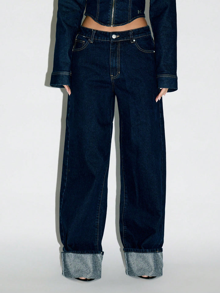 Jeans SHEIN, bleumarin