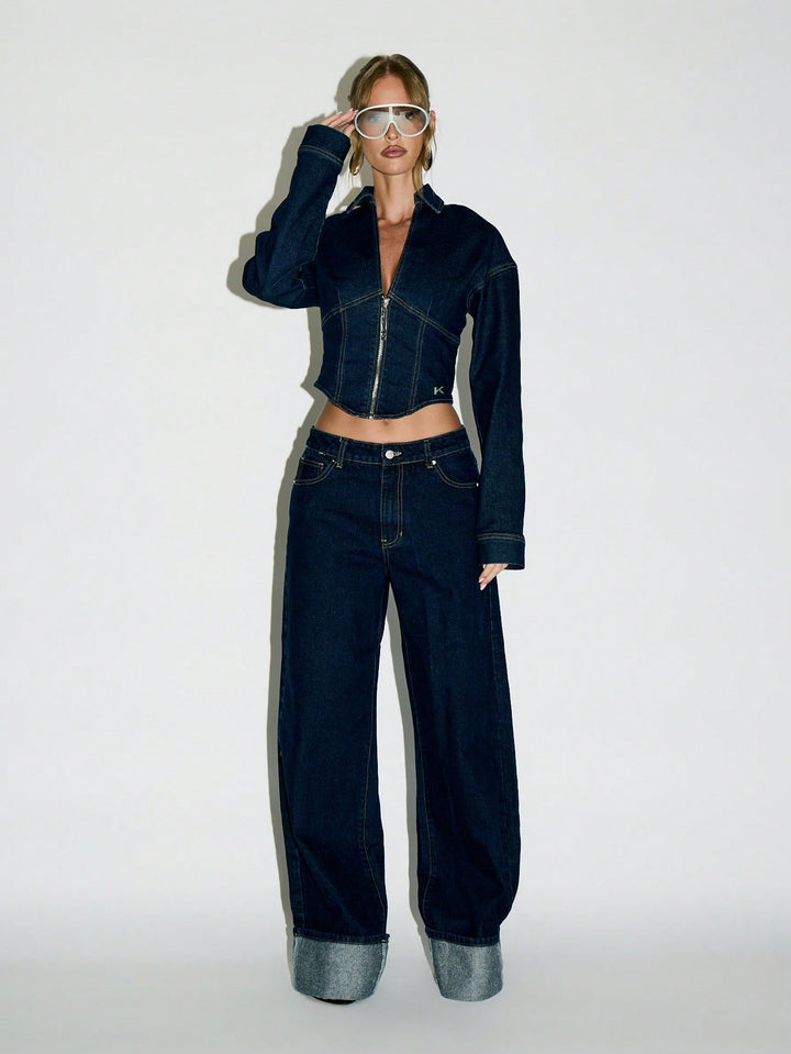 Jeans SHEIN, bleumarin