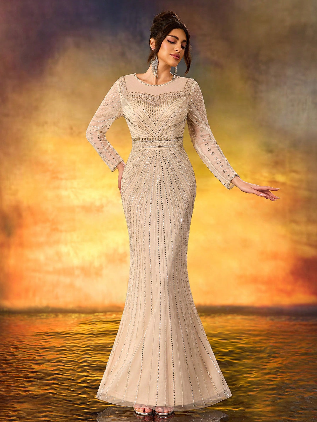 Rochie SHEIN, auriu