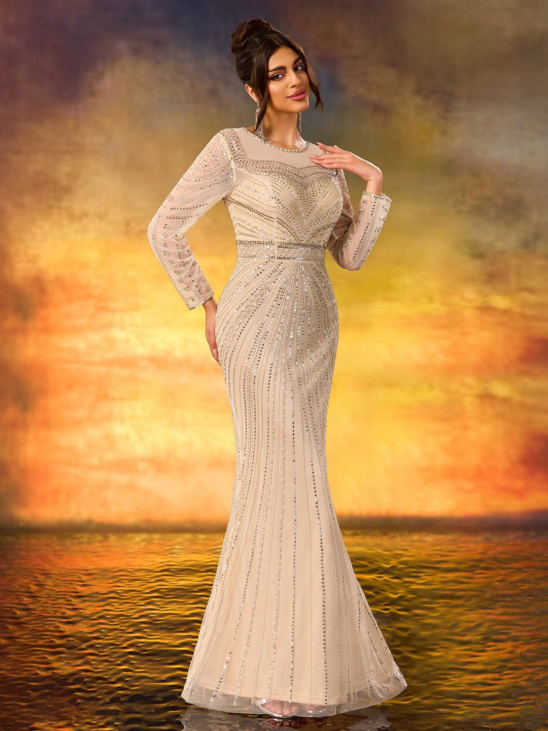 Rochie SHEIN, auriu