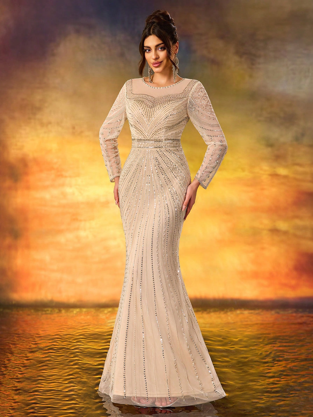 Rochie SHEIN, auriu