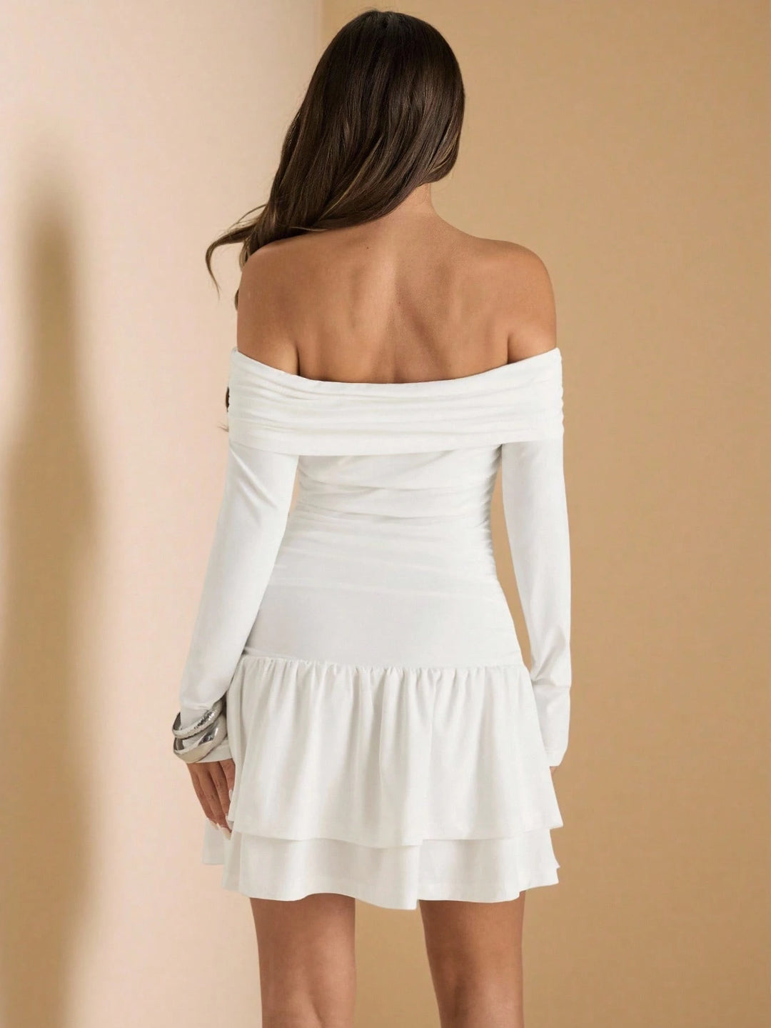 Shein mini ruha, fehér