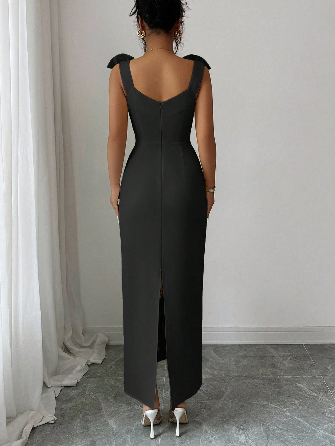 Rochie midi SHEIN, negru