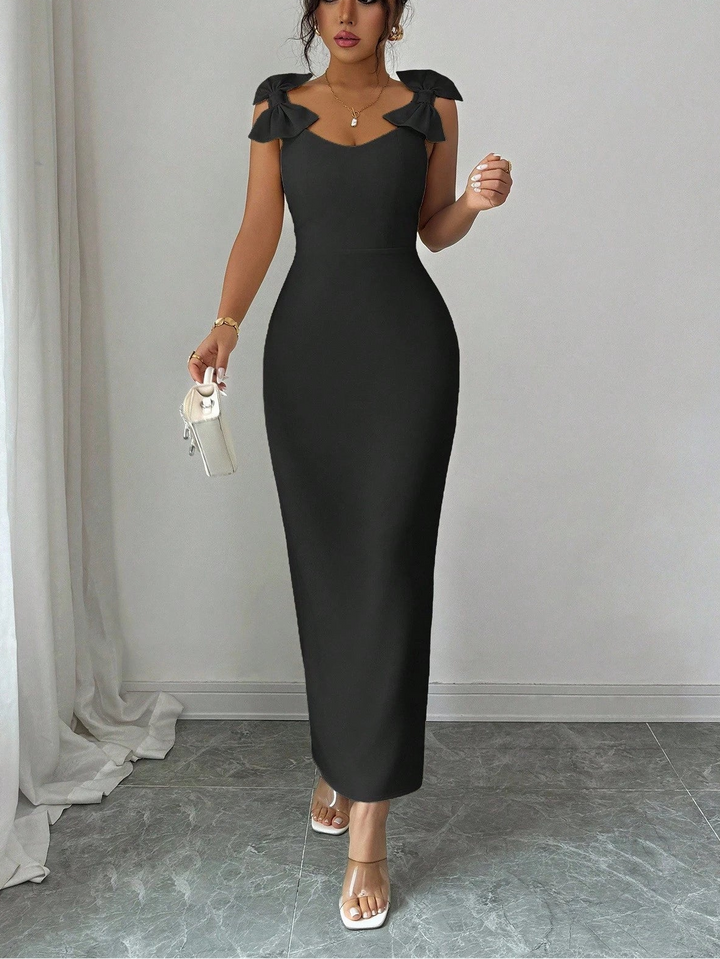 Rochie midi SHEIN, negru