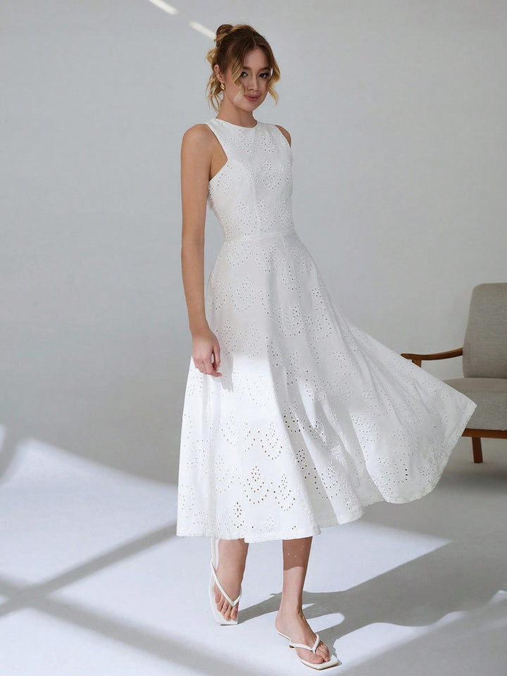 Rochie midi SHEIN, alb