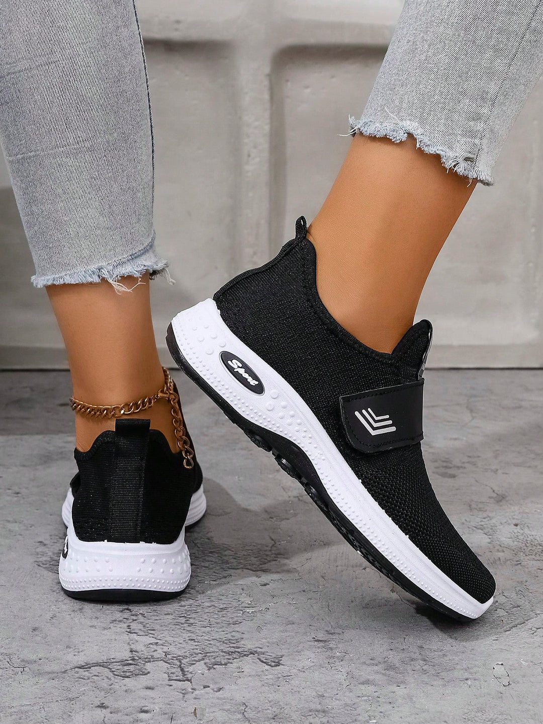 Pantofi sport SHEIN, negru