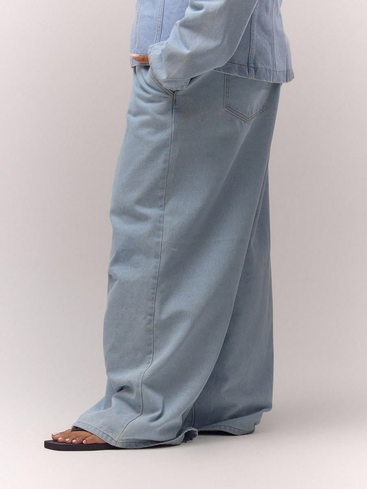 Jeans SHEIN, albastru