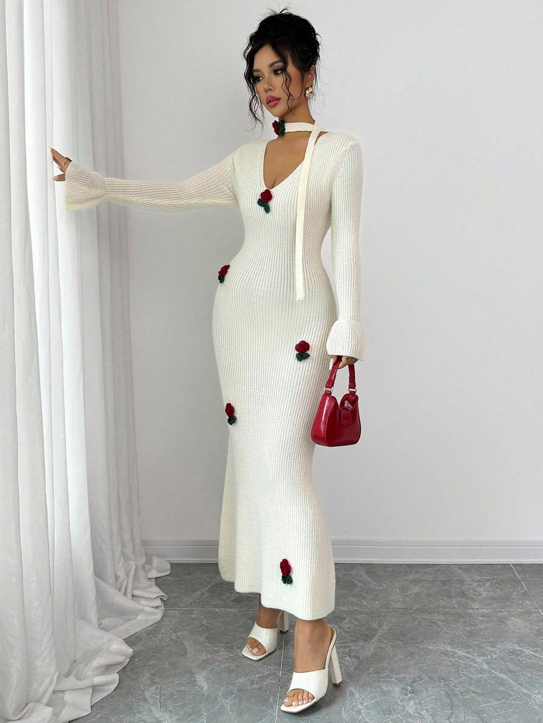 Rochie SHEIN, portocaliu