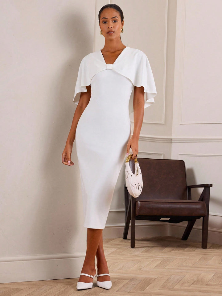 Rochie maxi SHEIN, alb