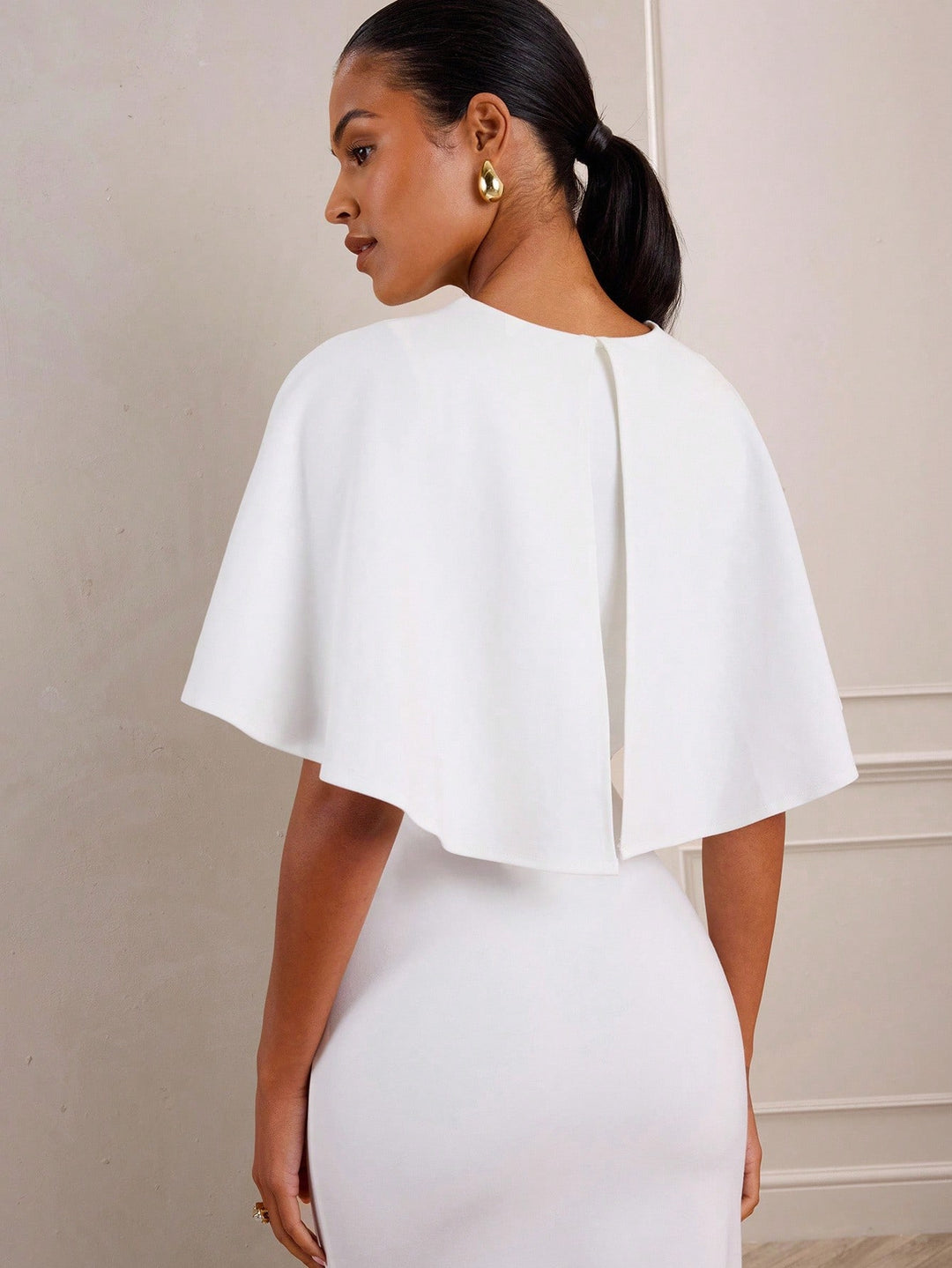 Rochie maxi SHEIN, alb