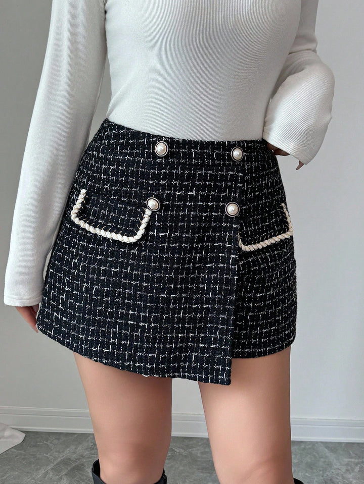 Pantaloni scurți SHEIN, negru