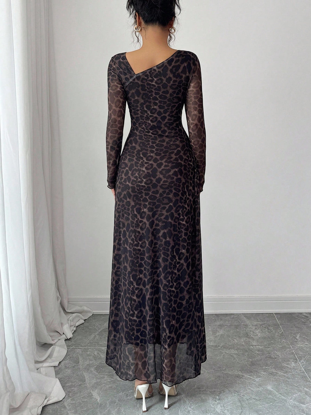 Rochie maxi SHEIN, maro