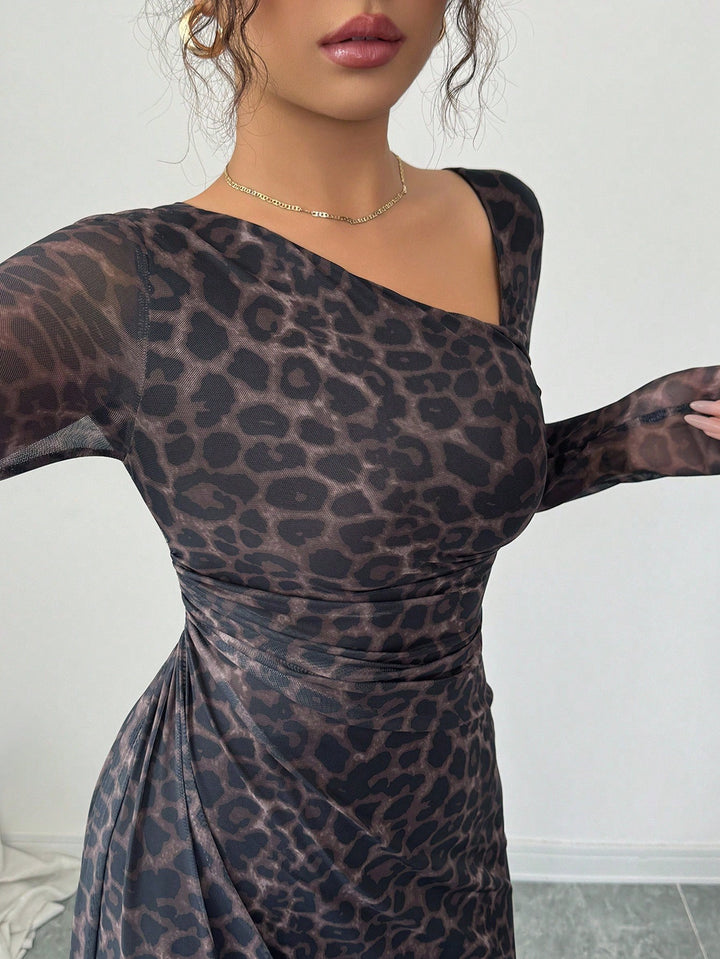 Rochie maxi SHEIN, maro