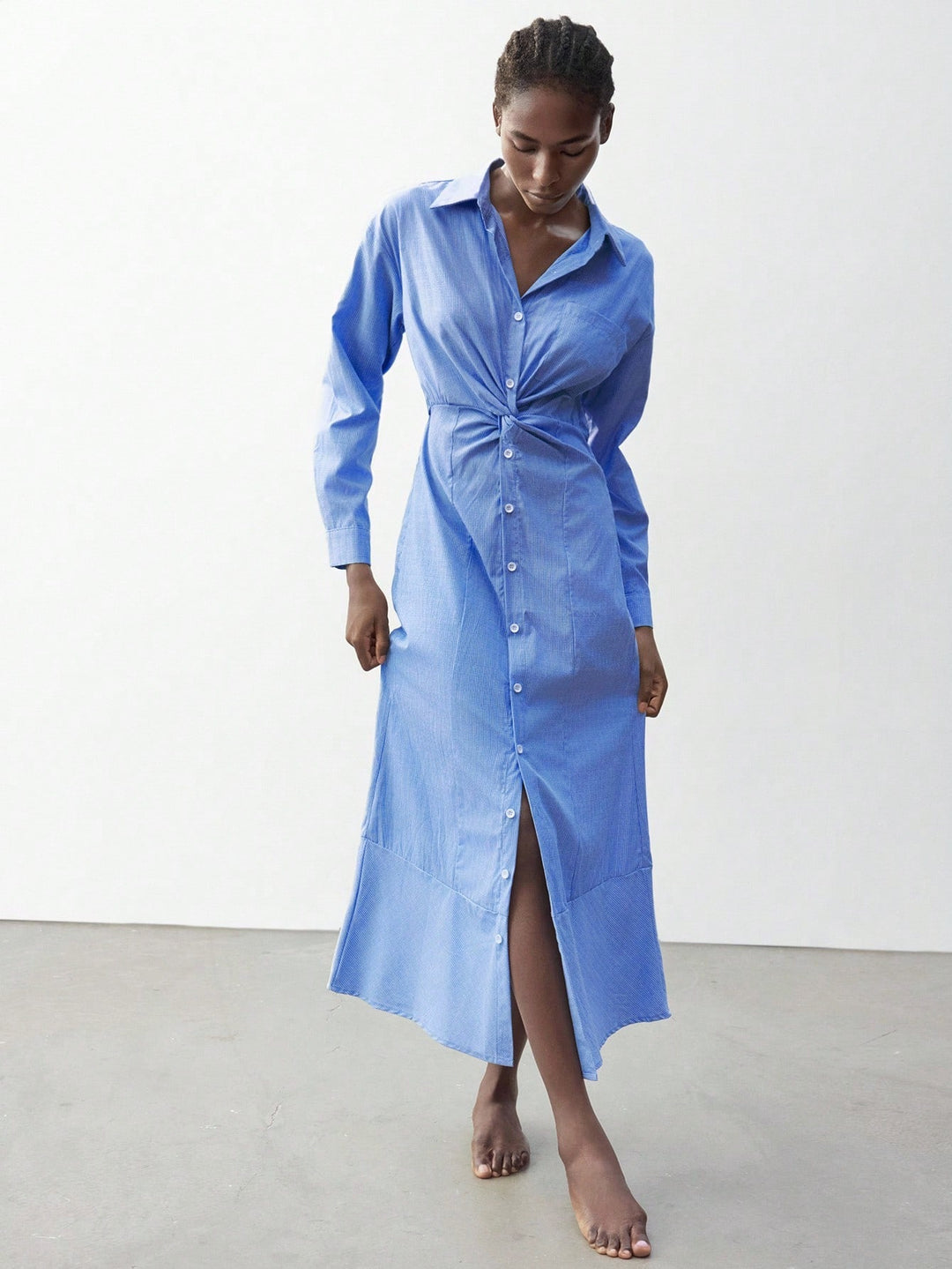 Rochie maxi SHEIN, albastru
