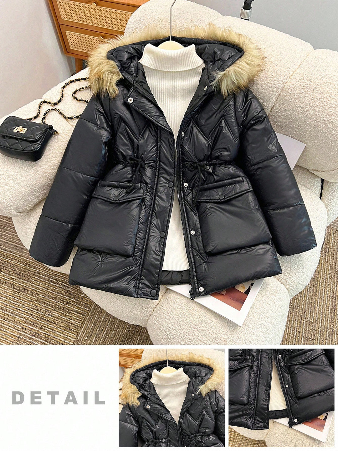 Palton SHEIN, negru