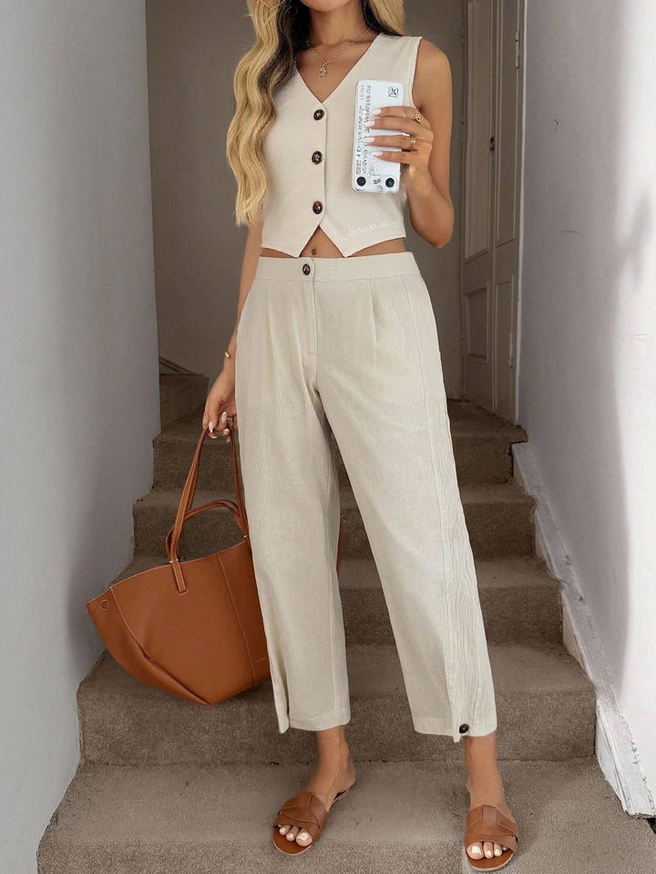 Pantaloni SHEIN, bej