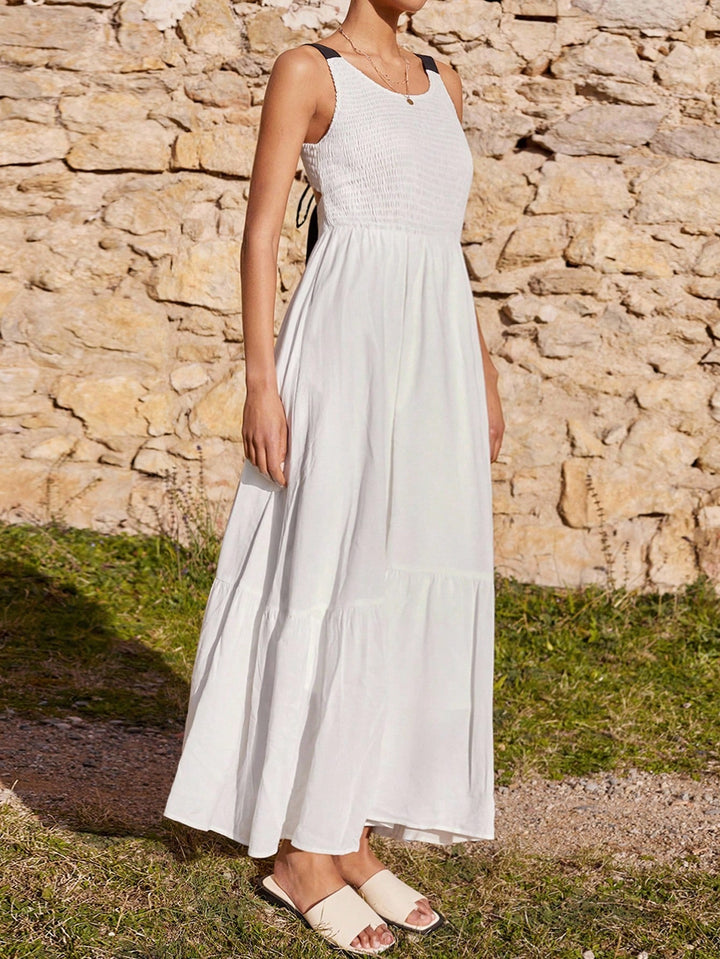 Rochie maxi SHEIN, alb