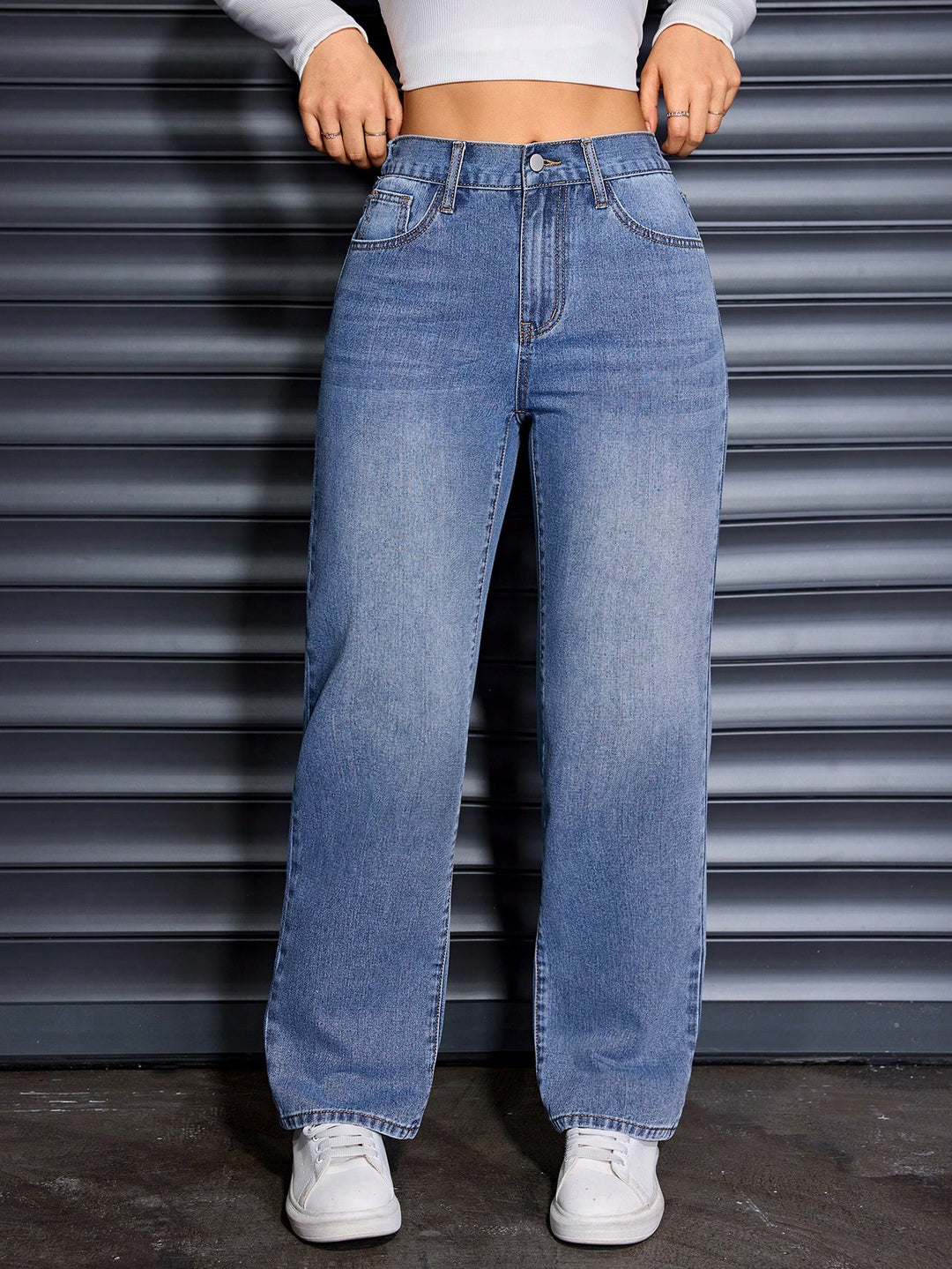 Jeans SHEIN, albastru