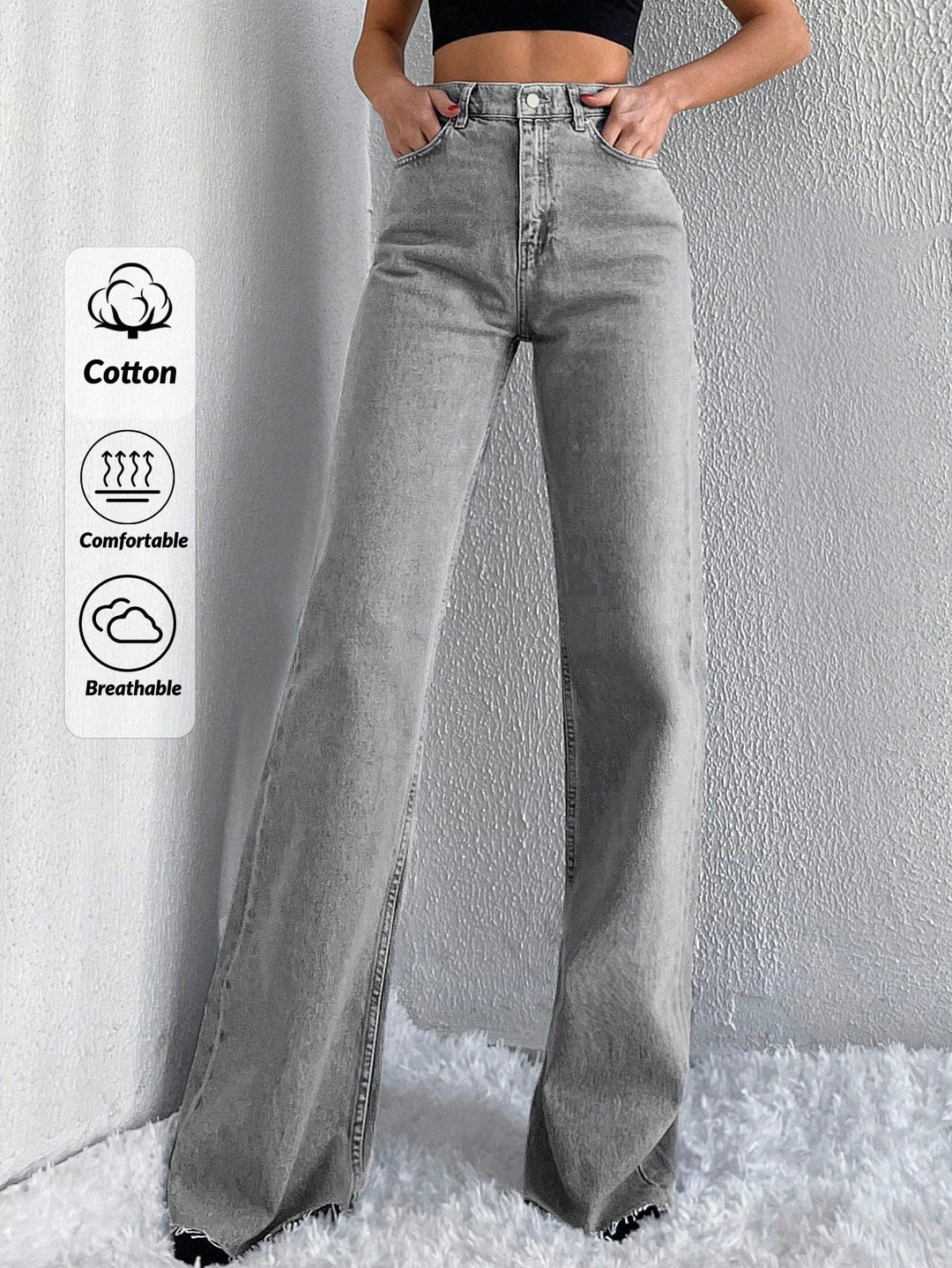 Jeans SHEIN, gri
