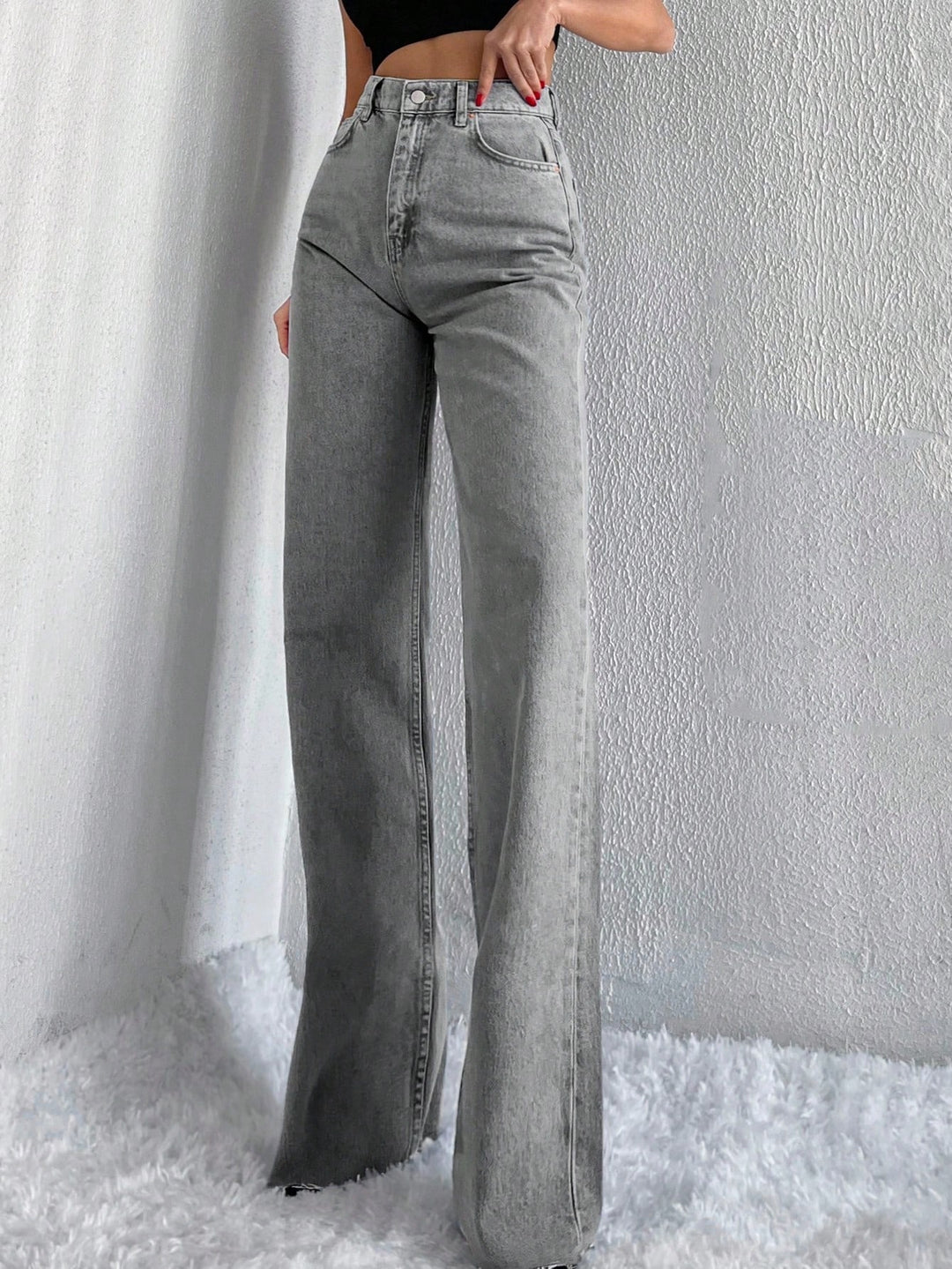 Jeans SHEIN, gri