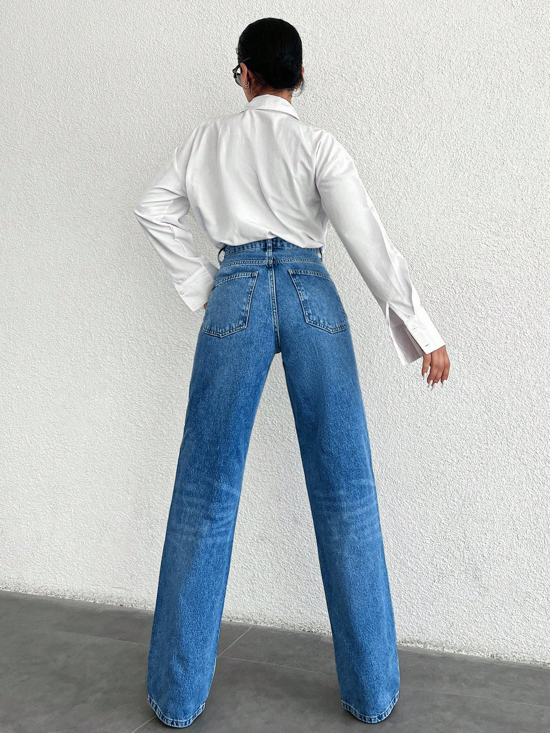 Jeans SHEIN, albastru
