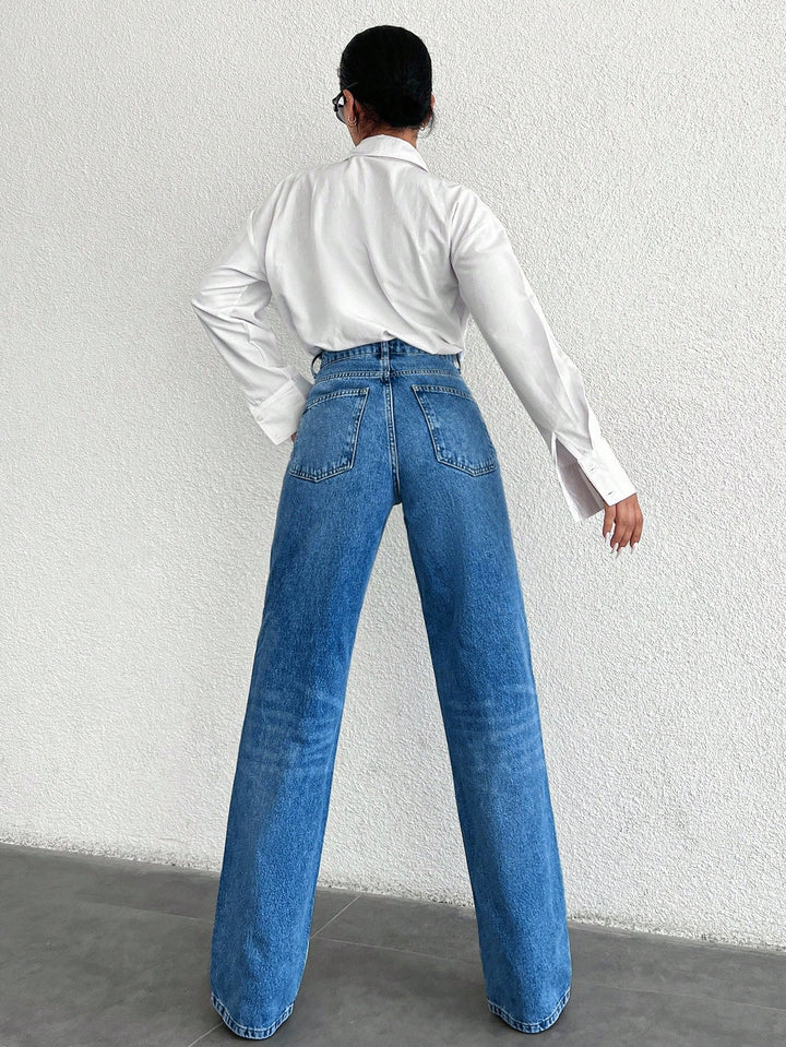 Jeans SHEIN, albastru