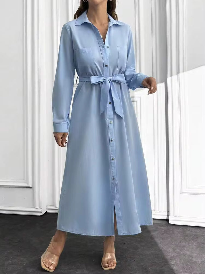 Rochie maxi SHEIN, albastru