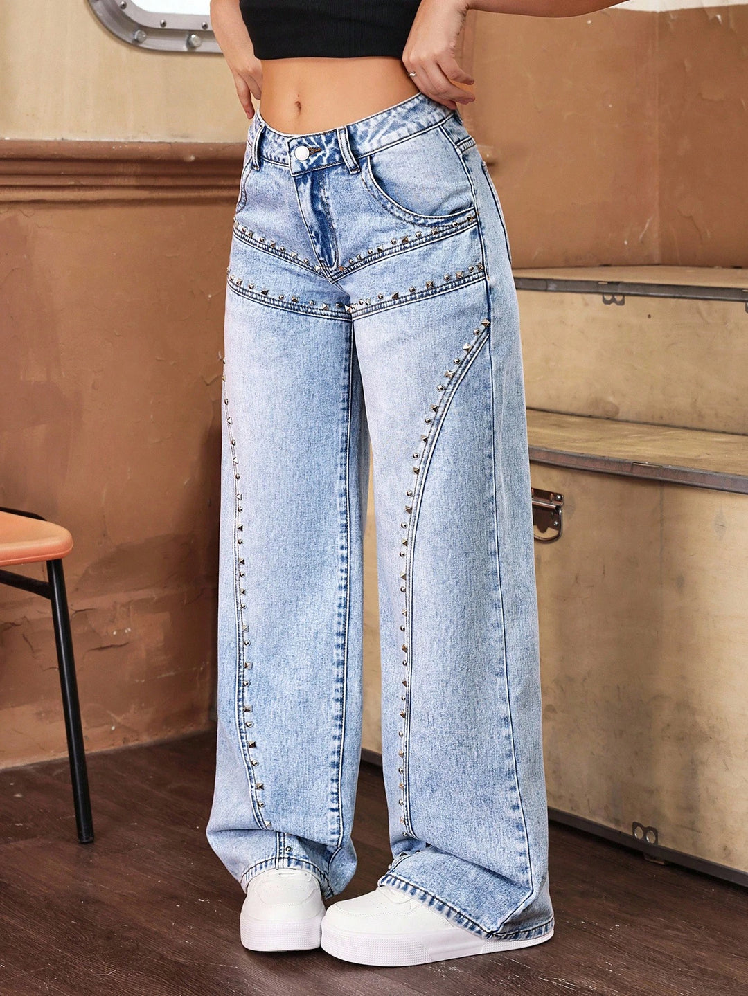 Jeans SHEIN, albastru