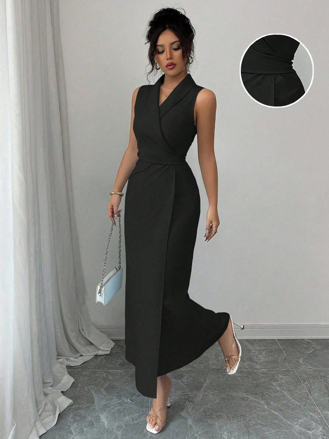 Rochie maxi SHEIN, negru