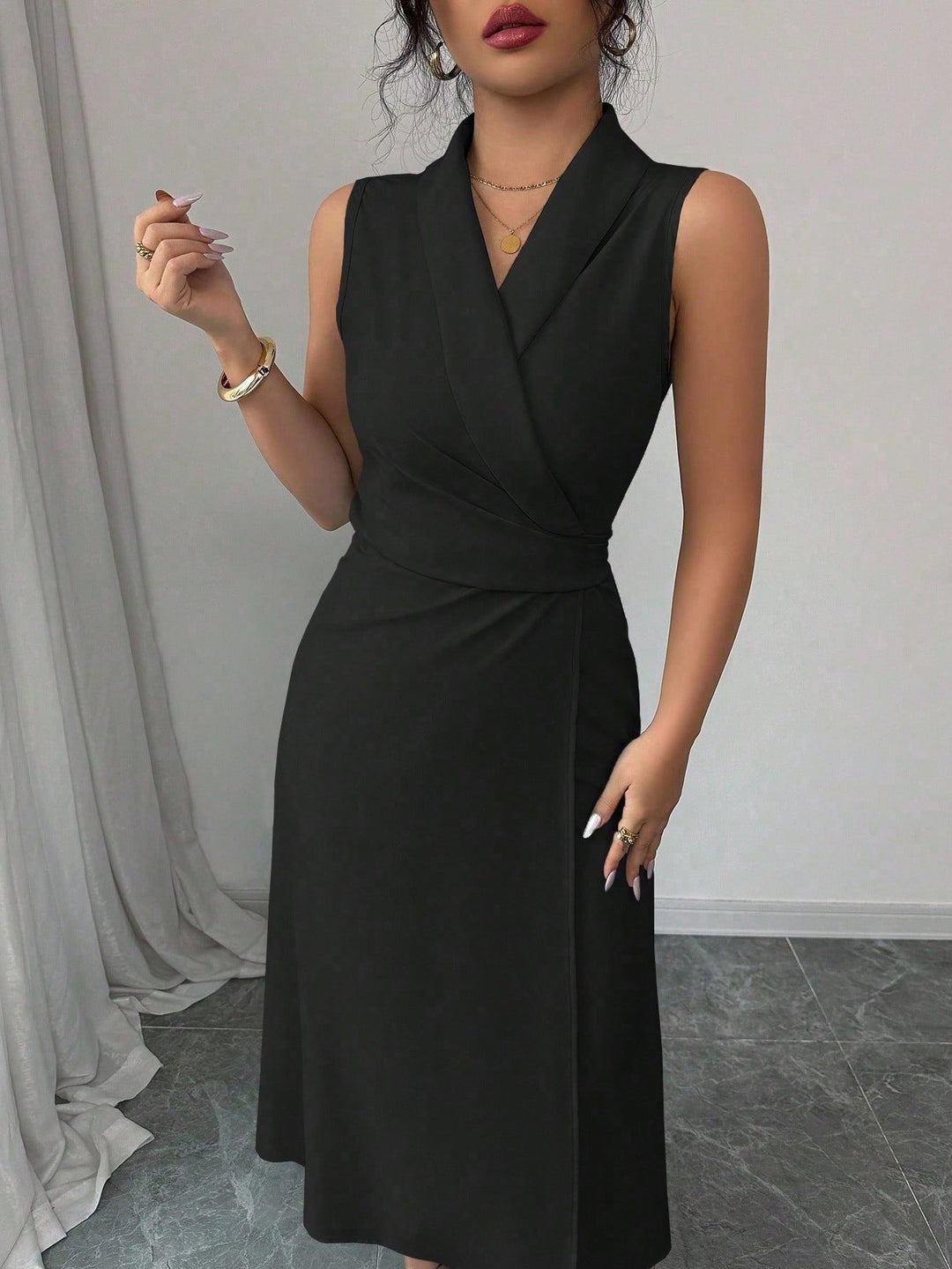 Rochie maxi SHEIN, negru