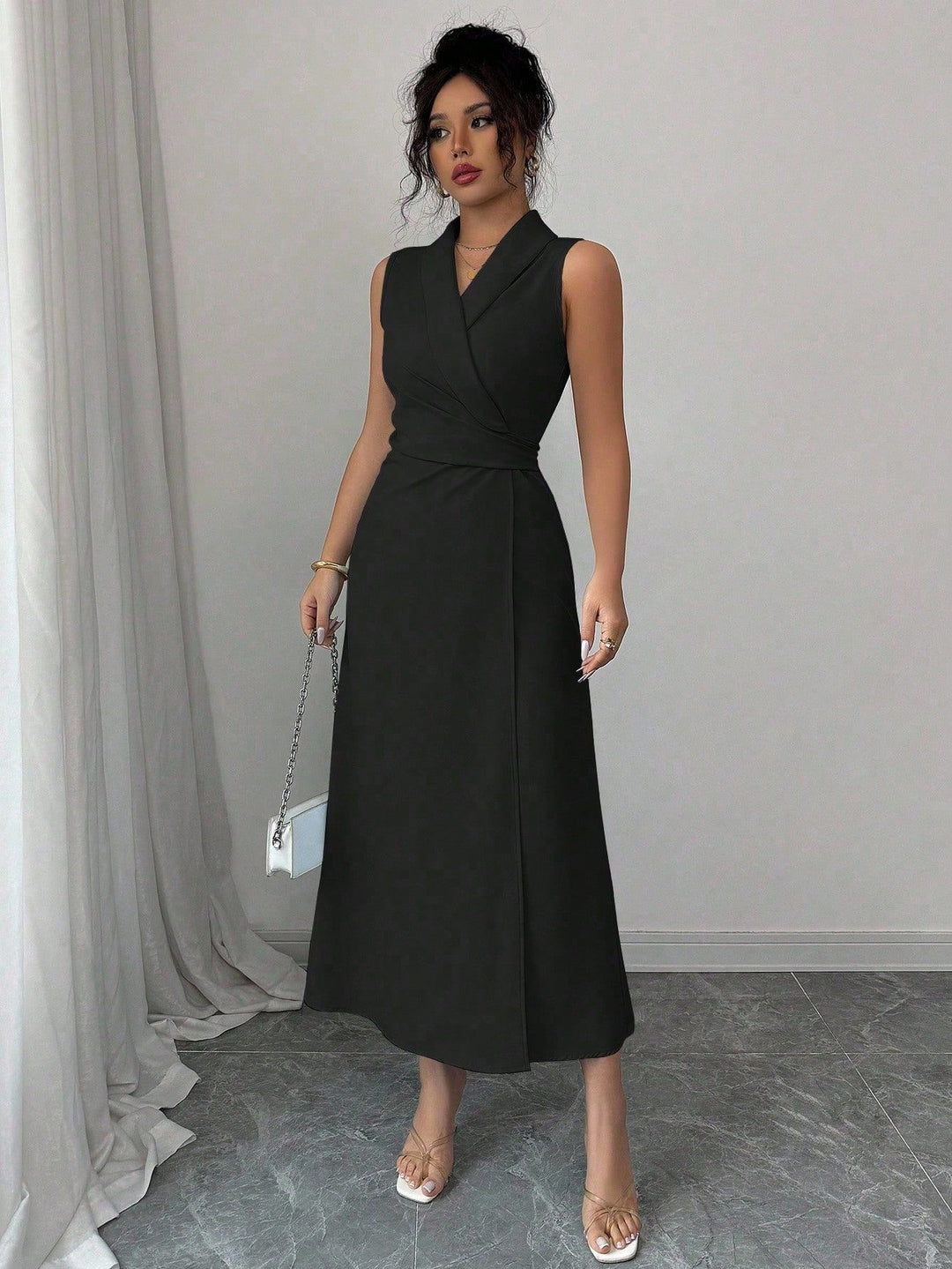 Rochie maxi SHEIN, negru