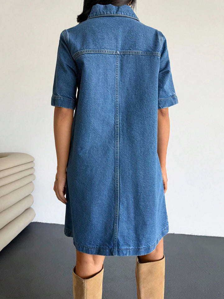 Shein farmerruha, kék