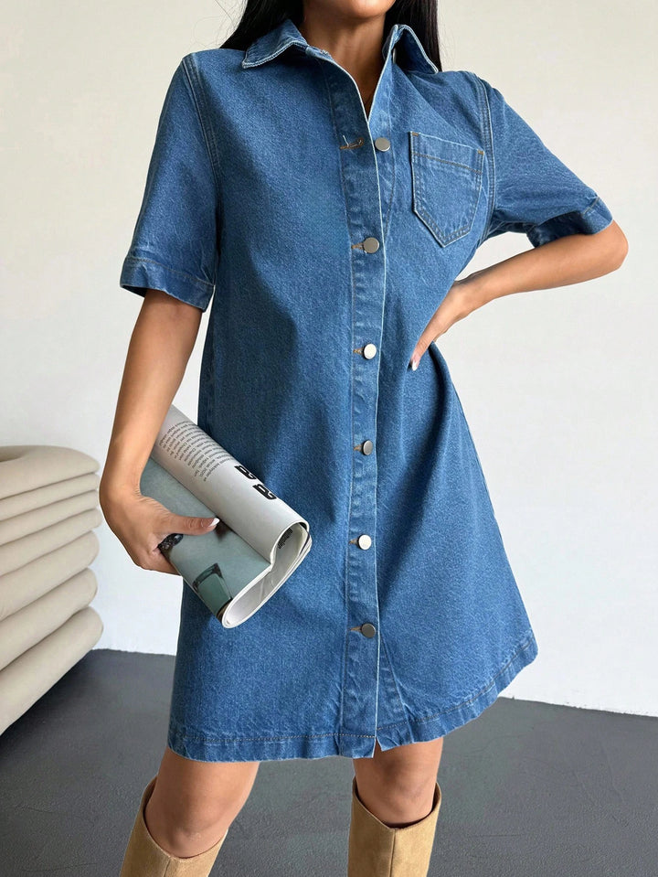 Shein farmerruha, kék