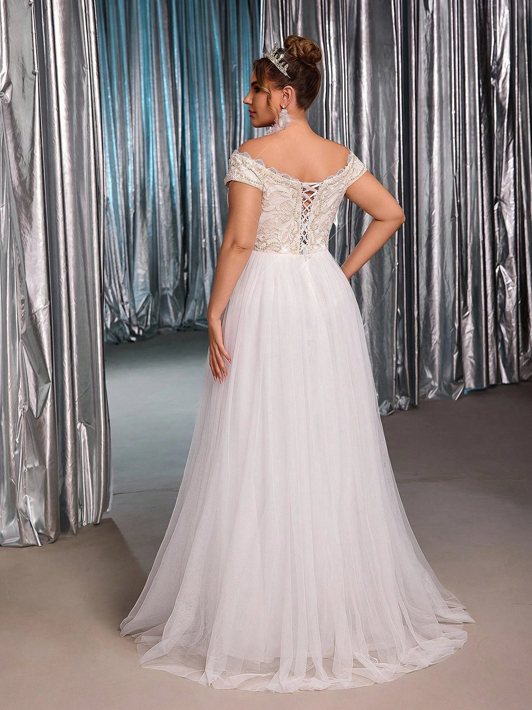 Rochie de mireasă SHEIN, alb