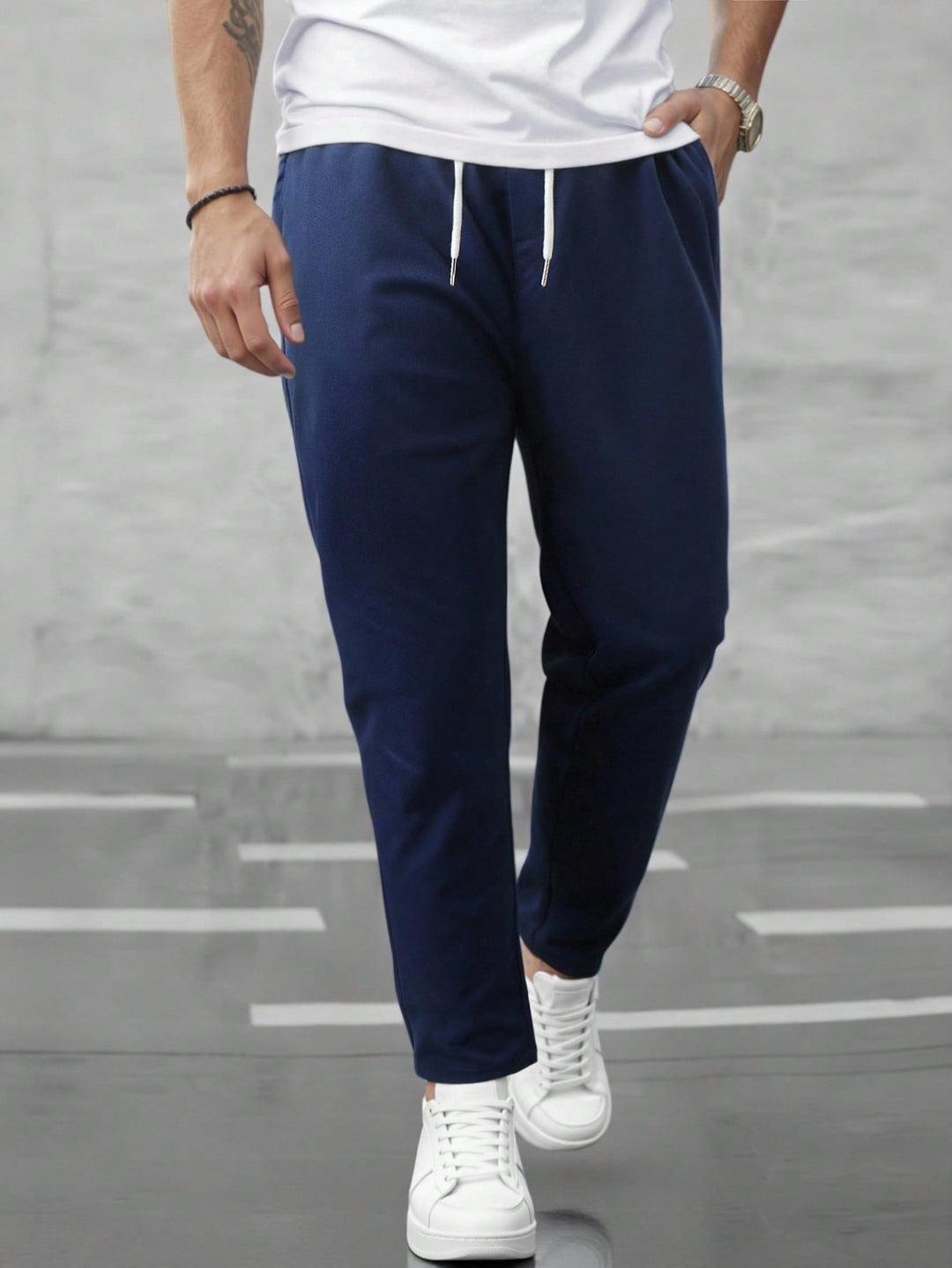 Pantalon SHEIN, albastru