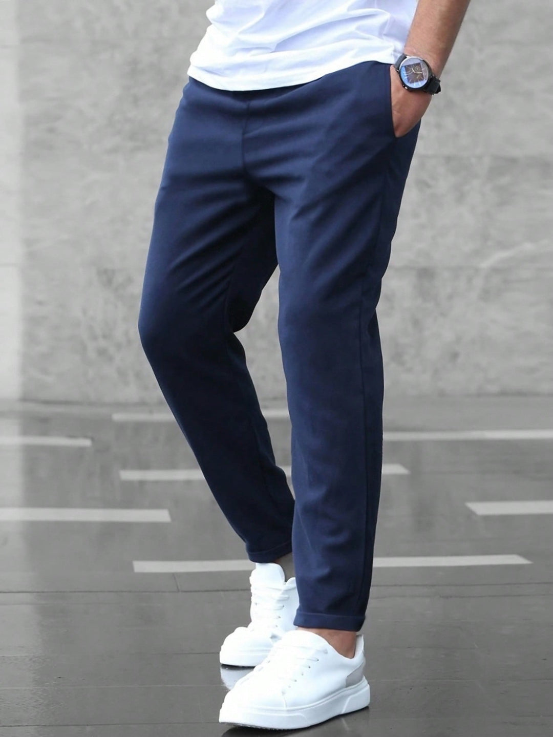Pantalon SHEIN, albastru