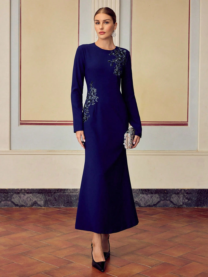 Rochie maxi SHEIN, albastru