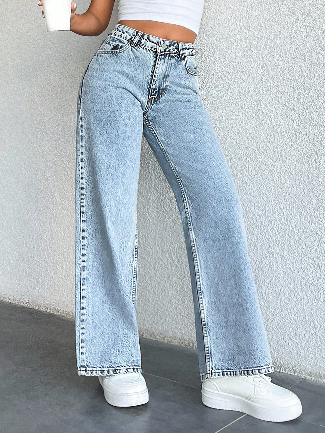 Jeans SHEIN, albastru