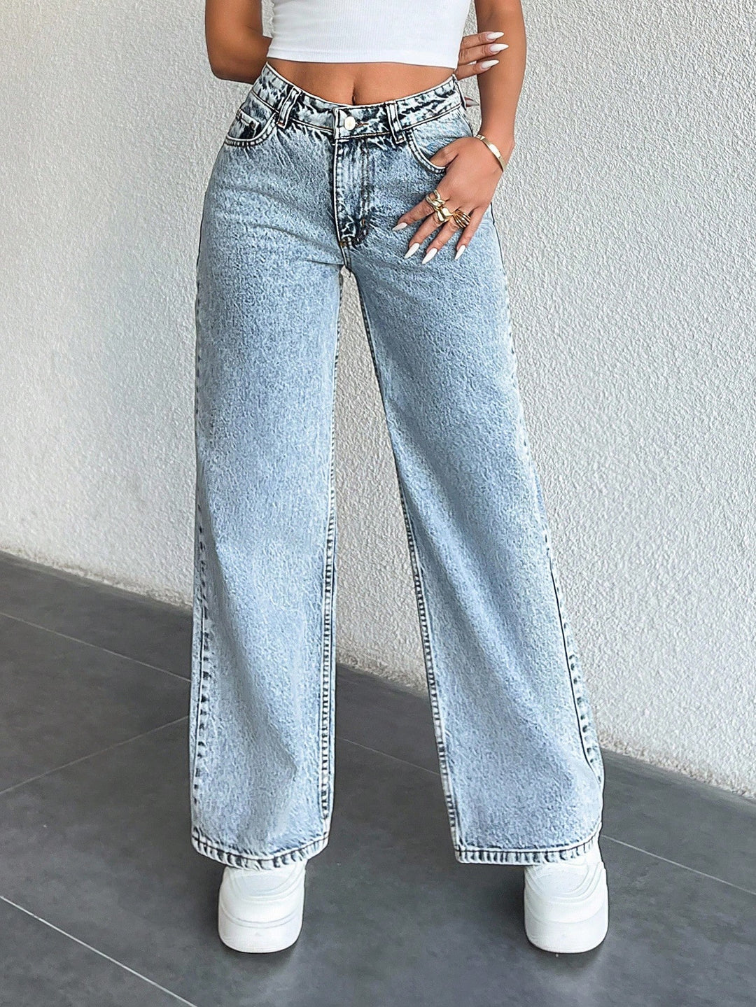 Jeans SHEIN, albastru