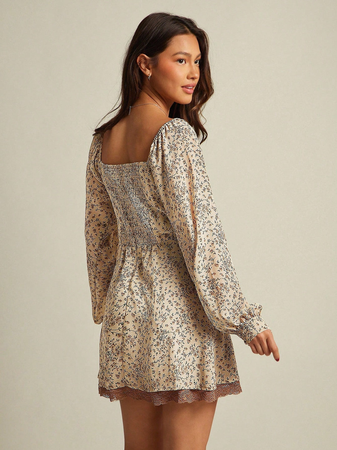Rochie mini Shein, bej