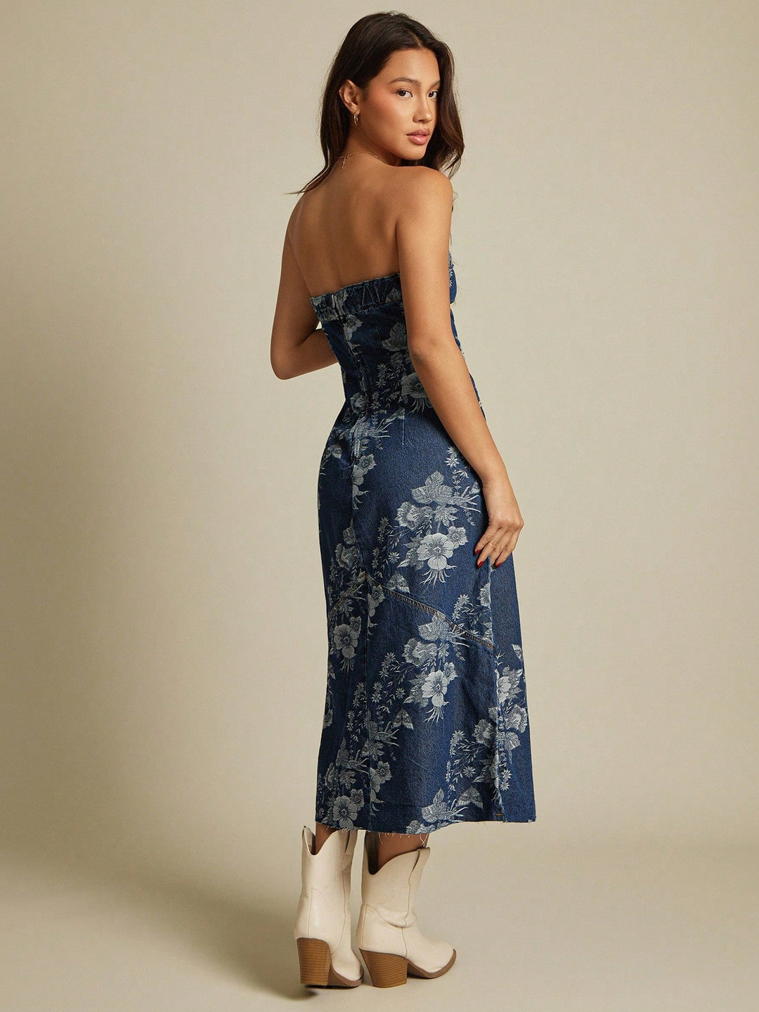 Rochie midi Shein, albastru
